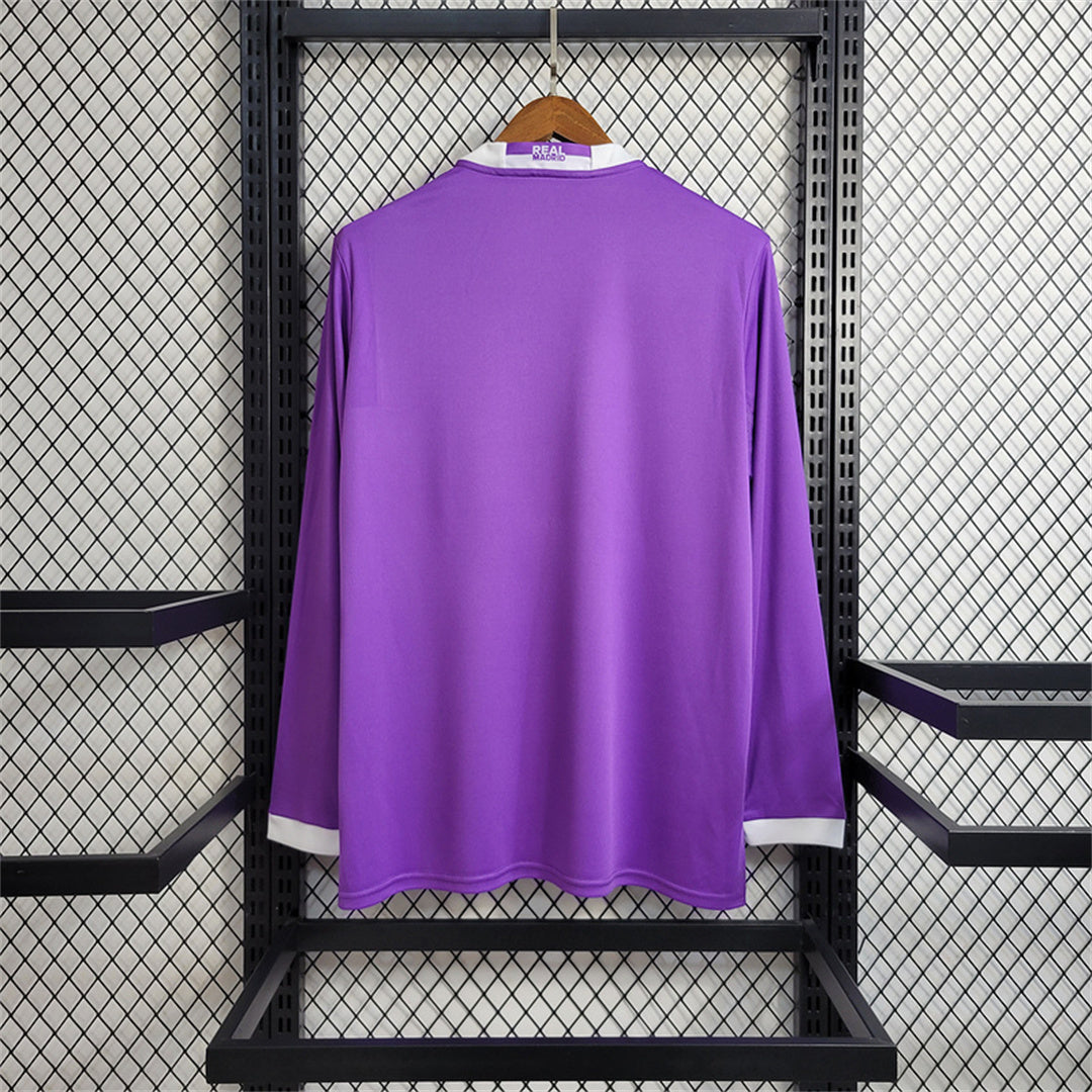 Real Madrid 16/17 Long Sleeve Away Kit