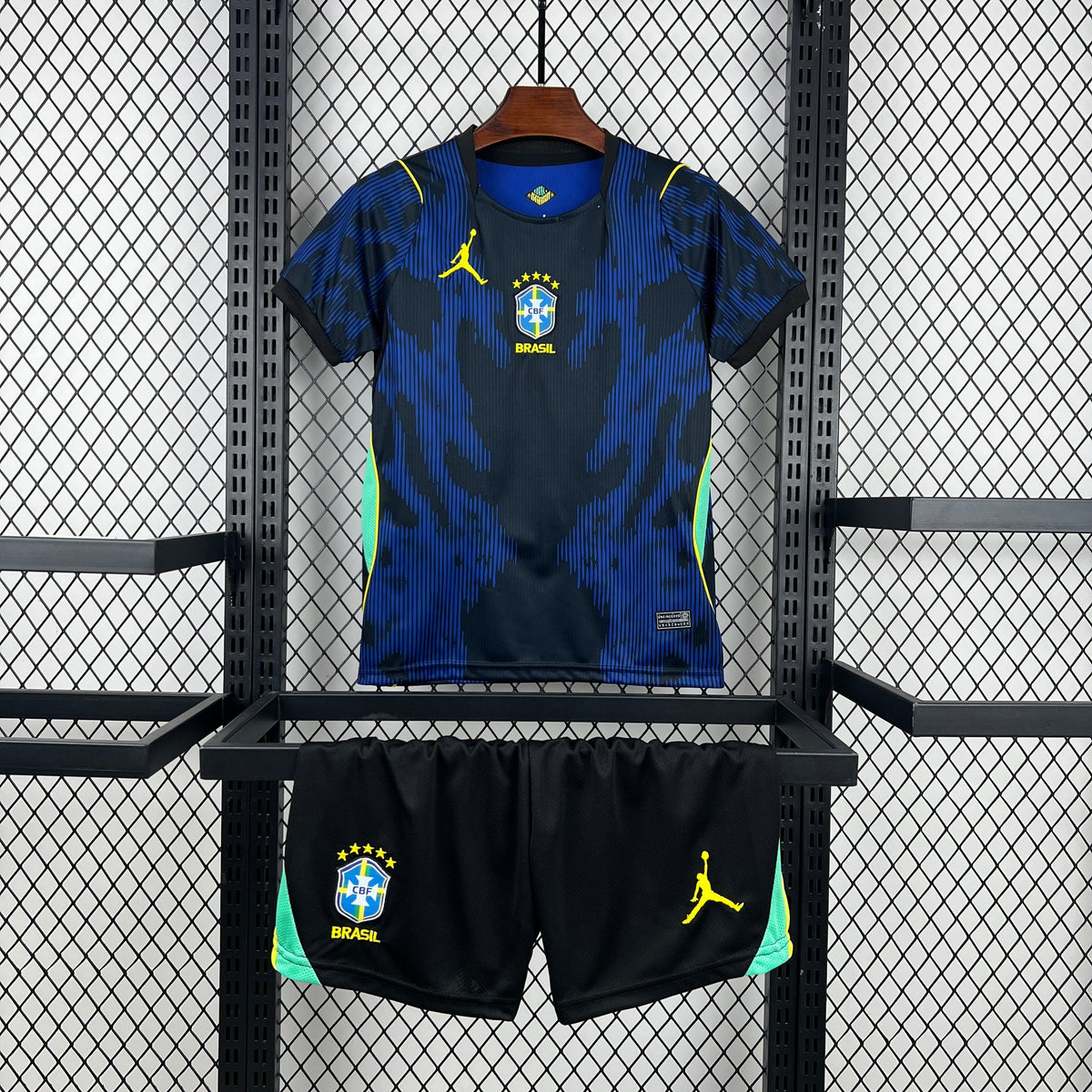 2026 Brazil Away Kids Kit